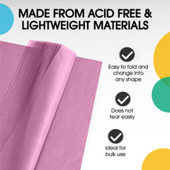 Pink Tissue Paper 15 in. x 20 in. | 480 Sheets