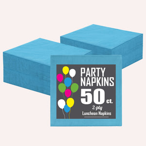 Turquoise Luncheon Napkins - 6.75 in. | 1800 Count