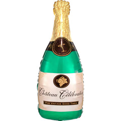 Super Shape Champagne Bottle Foil Balloon