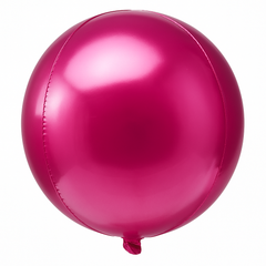 16" Bright Pink Orbz Mylar Balloon