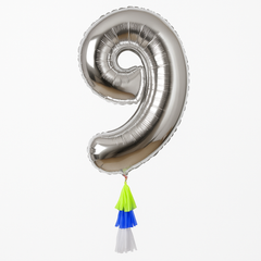 Rose Gold Number 5 Foil SuperShape Metallic Balloon