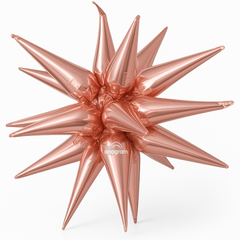 Rose Gold Magic Star Foil Balloon - 18 Inches