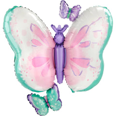 Magical Butterfly Super Shape Foil Balloon