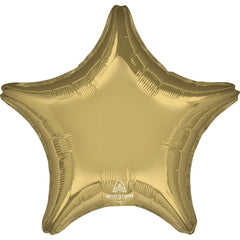 Golden Star Foil Balloon - 18 Inch