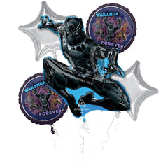 Black Panther Foil Balloon Bouquet