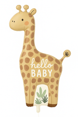 Soft Jungle Baby Giraffe Foil Super Shape Balloon