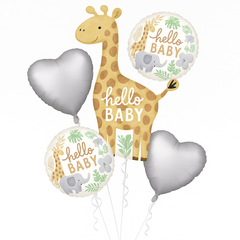 Jungle Baby Foil Balloon Bouquet