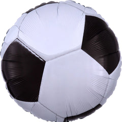 18" Metallic Soccer Ball Mylar Balloon