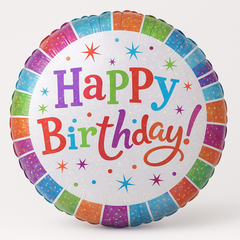 Radiant Foil Super Shape Birthday Balloon