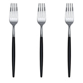 Trendables Forks Black/Silver | 480 Count