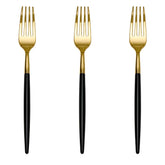 Trendables Forks Black/Gold | 480 Count
