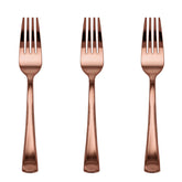 Exquisite Rose Gold Plastic Forks | 480 Count