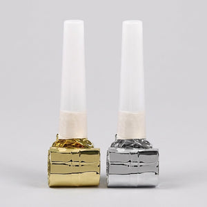 Metallic Gold and Silver Blowout Party Noisemakers, 8-Pack