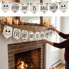Disney The Nightmare Before Christmas Jack Skellington Pennant Banner