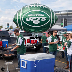 New York Jets Football-Shaped 18" Mylar Balloon