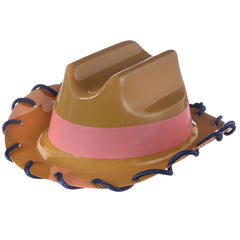 Saddle Up Mini Cowgirl Party Hats - Brown & Pink, 4-Pack