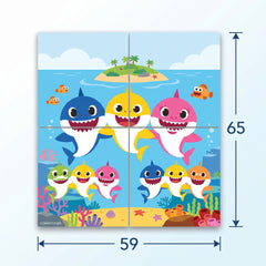 Baby Shark Scene Setter Kit for Kids Birthday Parties