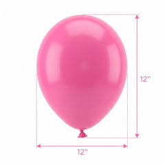Charming New Pink Latex Balloons - 12" (15 Count)