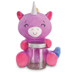 Unicorn Plush Balloon Weight Jar Accessory