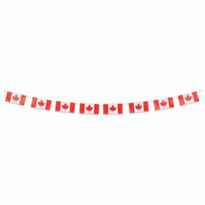 Canada Day 12FT Banner with 8 Canadian Flags