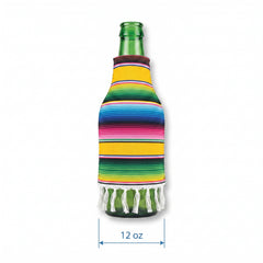 Fiesta Serape Bottle Cozy with Colorful Stripes