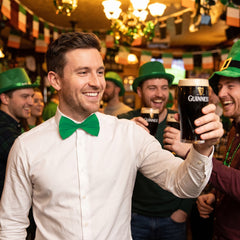 Festive Green Bow Tie - Perfect for Team Spirit & Costumes