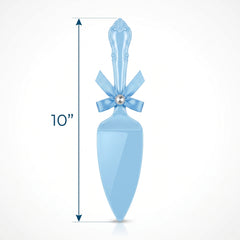 Blue Cake Server for Baby Shower Celebrations