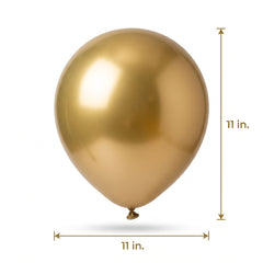 Luxurious Gold Latex Balloons - 11" | Pack of 100