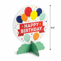Colorful Balloon Fest Birthday Table Decoration