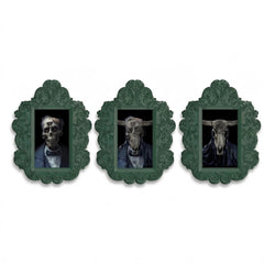 Dark Academia Skull Lenticular Wall Decor Set