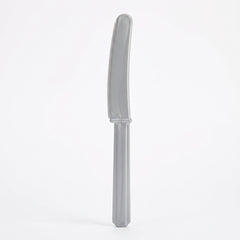 Silver Plastic Economy Knives - 7.5 in.