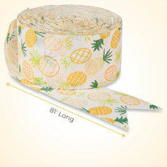 Pineapple Paradise Crepe Streamer