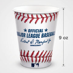 MLB Rawlings Baseball 9 oz Paper Cups - 8 Pack