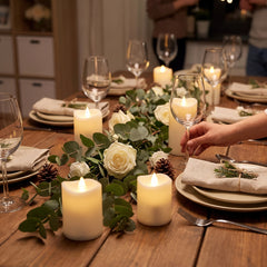 White LED Votive Candles - Unscented