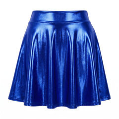 Royal Blue Flare Skirt - One Size