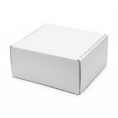 Elegant White Gift Box - 9 x 9 x 5 Inches