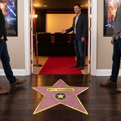 Hollywood Walk of Fame Star Decal Decoration