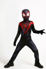 Kids' Marvel Spider-Man Miles Morales Halloween Costume with Mask - Child L (12-14)