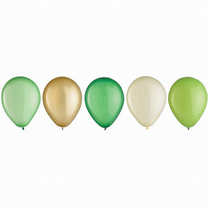 5" Assorted Natural Latex Balloons - 25 Pack