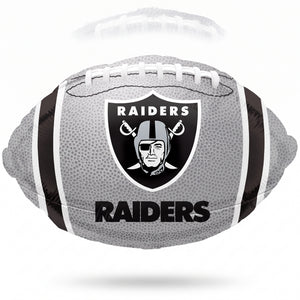 18-Inch Raiders Football Foil Balloon