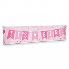 Lovely "It's a Girl" Baby Shower Banner