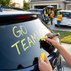Yellow Window Marker - Washable & Non-Toxic for Team Spirit