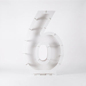 Number 6 Balloon Display Stand Kit