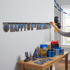 Marvel Black Panther Add-An-Age Jumbo Birthday Banner