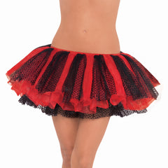 Red & Black Halloween Tutu Skirt