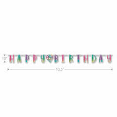 Sparkle Add-an-Age Customizable "Happy Birthday" Banner