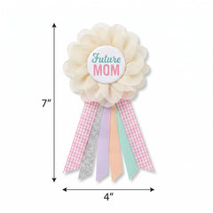 "Future Mom" Award Ribbon - Baby Shower Wearable Accessory