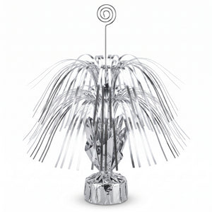 Giant Silver Metallic Spray Centerpiece