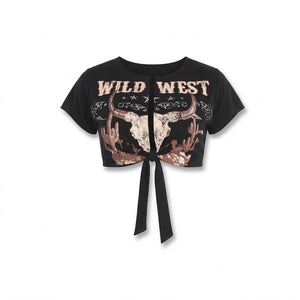 Wild West Women's Plus Size Halloween T-Shirt - Adult Plus