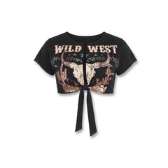 Wild West Women's Plus Size Halloween T-Shirt - Adult Plus